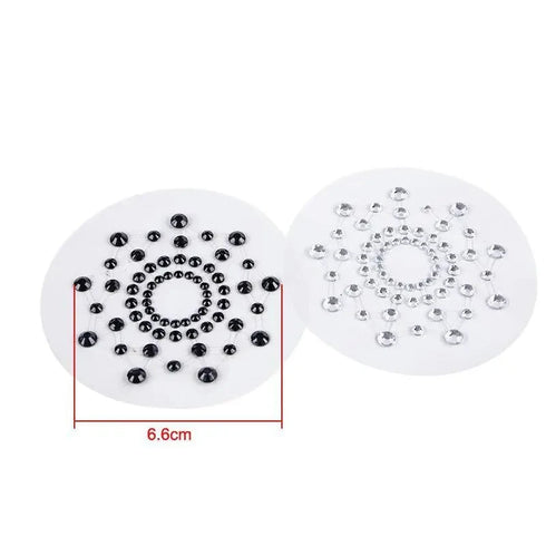 Crystal Rhinestone Nipple Pasties - MiamiTeenyWeenyBikini.Com