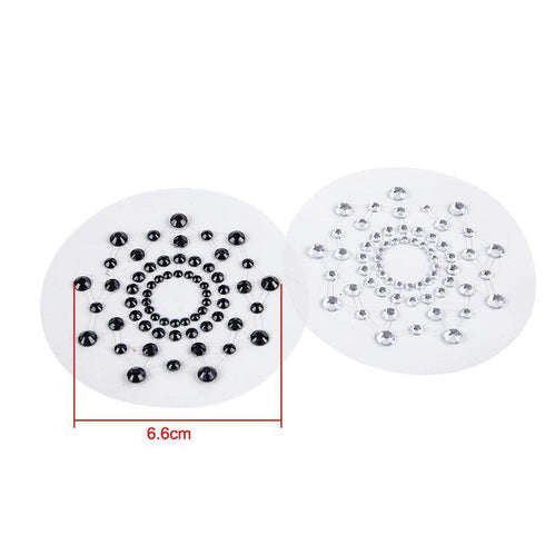 Crystal Rhinestone Nipple Pasties - MiamiTeenyWeenyBikini.Com