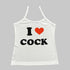I Love Cock Tank Top - MiamiTeenyWeenyBikini.Com