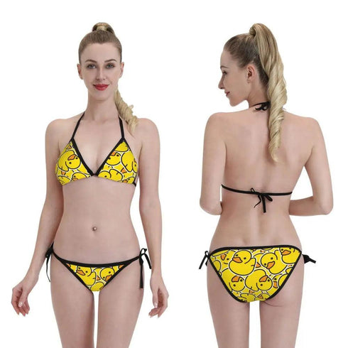 Yellow Ducky Bikini Set