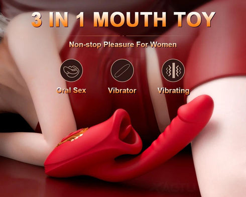 Vibrator Tongue Licking