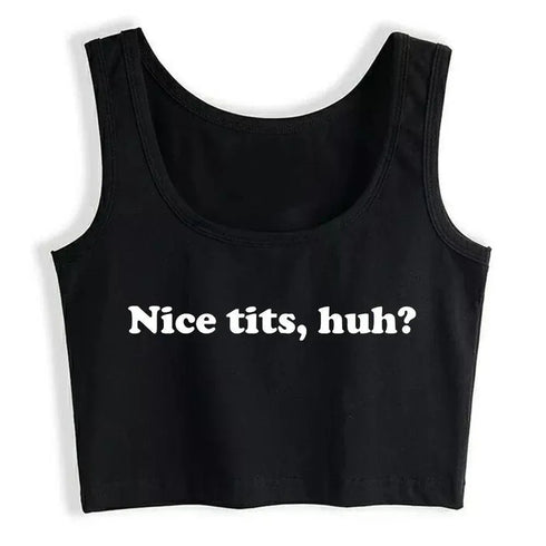 Nice Tits Crop Top - MiamiTeenyWeenyBikini.Com