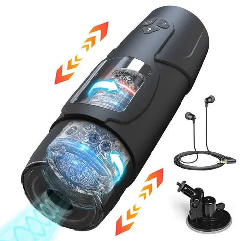 Telescopic Rotation Male Masturbator - MiamiTeenyWeenyBikini.Com