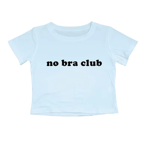 No Bra Club Crop Top