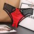 Floral Lace Open Crotch Panties