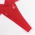Bow-Knot Christmas Lace Thongs Panties