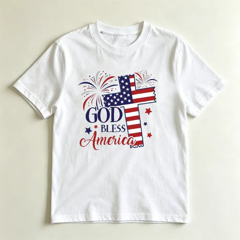 God Bless America T-Shirt - MiamiTeenyWeenyBikini.Com.