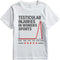 Men's Testicular Injury in Women's Sports Chart Tee - MiamiTeenyWeenyBikini.Com