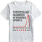 Men's Testicular Injury in Women's Sports Chart Tee - MiamiTeenyWeenyBikini.Com