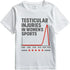 Men's Testicular Injury in Women's Sports Chart Tee - MiamiTeenyWeenyBikini.Com