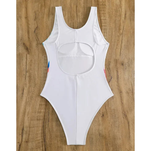 One Piece Print Swimwear - MiamiTeenyWeenyBikini.Com
