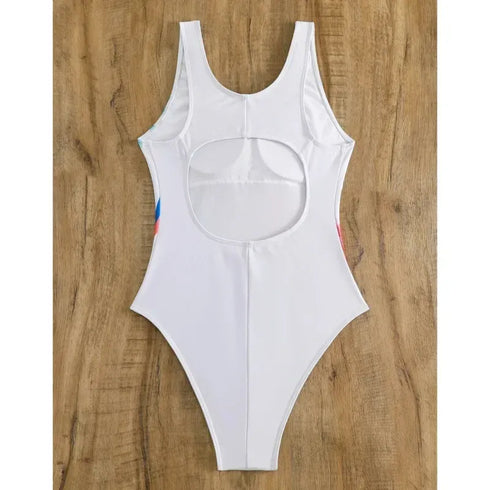 One Piece Print Swimwear - MiamiTeenyWeenyBikini.Com