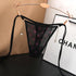 Lace-Up Transparent Panties