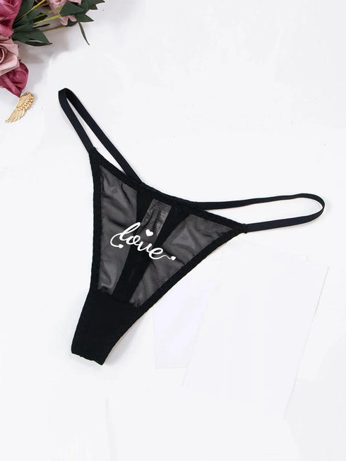 Lick Me Mesh Panties - MiamiTeenyWeenyBikini.Com