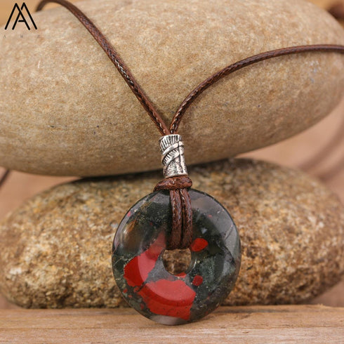 Natural Amethyst Lapis Tiger Eye Stone Pendant - MiamiTeenyWeenyBikini.Com