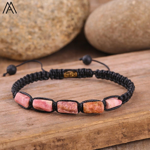Natural Tourmaline Woven Bracelet