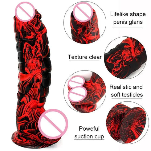 Animal Dick Thrusting Dragon Dildo - MiamiTeenyWeenyBikini.Com