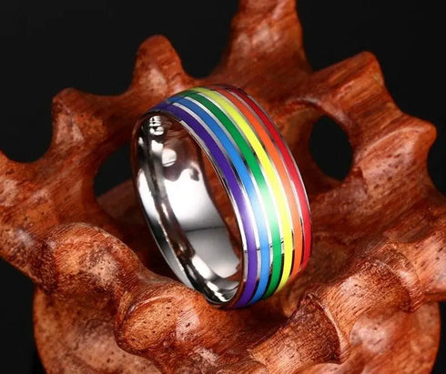 Rainbow Ring For Women/ Men - MiamiTeenyWeenyBikini.Com