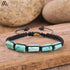 Natural Tourmaline Woven Bracelet