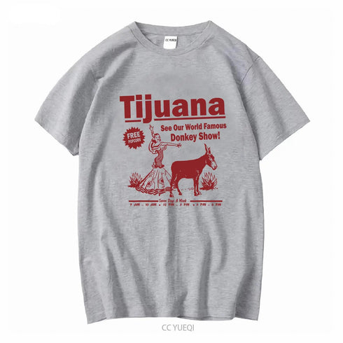 Tijuana Donkey Show Vintage Washed T-Shirt! - MiamiTeenyWeenyBkini.Com