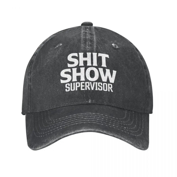 Shit Show Supervisor Baseball Cap - MiamiTeenyWeenyBikini.Com