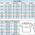 Size chart for shirts with measurements in centimeters and inches.