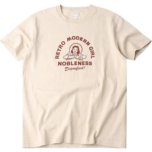 Retro Modern Girl Western T-Shirt - MiamiTeenyWeenyBikini.Com