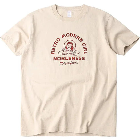 Retro Modern Girl Western T-Shirt - MiamiTeenyWeenyBikini.Com
