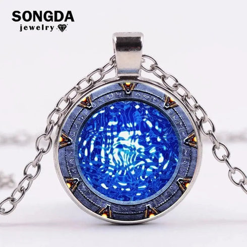 Stargate Portal Atlantis Necklace Pendant - MiamiTeenyWeenyBikini.Com