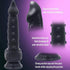 Black Thrusting Vibrator W/ Suction Cup