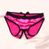 Smooth Satin Open Crotch Panties - MiamiTeenyWeenyBikini.Com