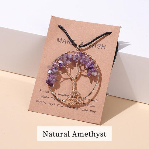 7 Chakras Tree Of Life Pendant