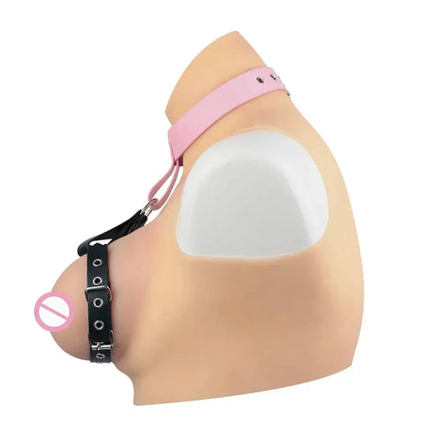 PU Leather Bra Adjustable Breast Binder - MiamiTeenyWeenyBikini.Com