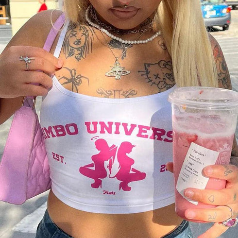 Bimbo University Crop Top - MiamiTeenyWeenyBikini.Com
