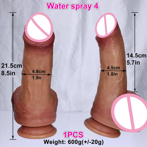 Water Spray Suction Cup Dildo