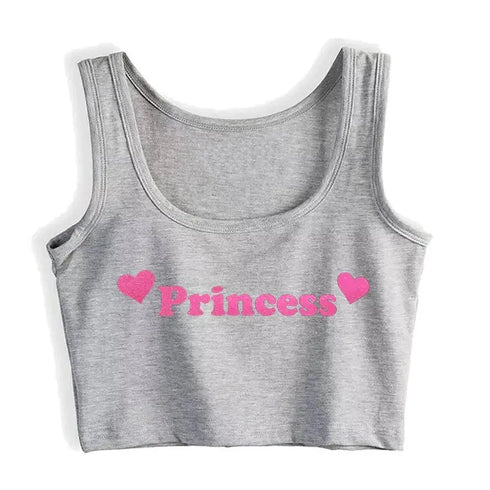 Princess Pink Crop Top - MiamiTeenyWeenyBikini.Com