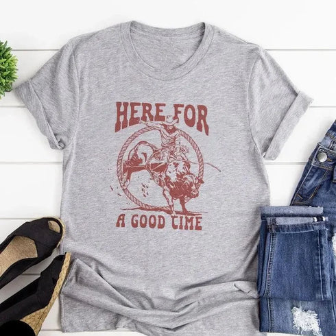 Cowboy Rodeo T-Shirt - MiamiTeenyWeenyBikini.Com