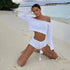 Knit Crop Top Shorts Sets - MiamiTeenyWeenyBikini.Com