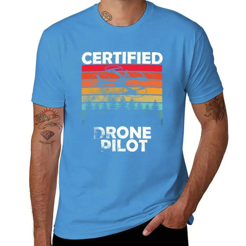 Certified Drone Pilot T-Shirt - MiamiTeenyWeenyBikini.Com
