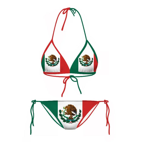 Mexico Flag Bikini Set
