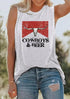 Cowboys And Beer Tanks Top - MiamiTeenyWeenyBikini.Com