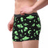 Green Alien UFO Moon Briefs