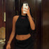Backless Slim Crop Top - MiamiTeenyWeenyBikini.Com