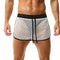 Men's See-Through Fishnet Swim Trunks - MiamiTeenyWeenyBikini.Com