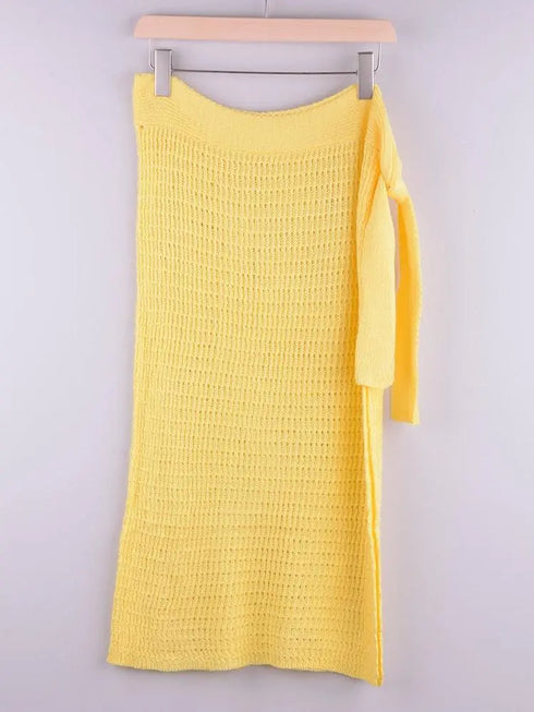 Fish Net Cover-Up Skirt - MiamiTeenyWeenyBikini.Com