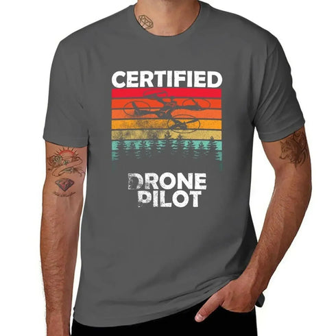 Certified Drone Pilot T-Shirt - MiamiTeenyWeenyBikini.Com