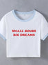 Small Boobs Big Dreams Top