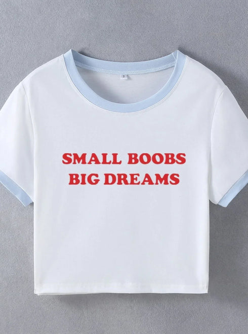 Small Boobs Big Dreams Top -MiamiTeenyWeenyBikini.Com