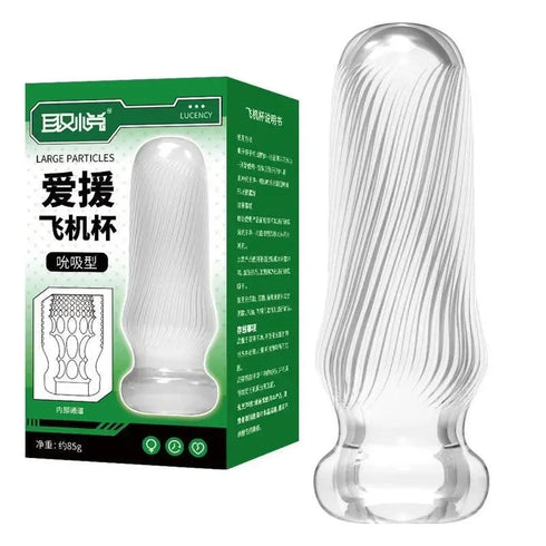Men's Transparent Masturbation Cup - MiamiTeenyWeenyBikini.Com