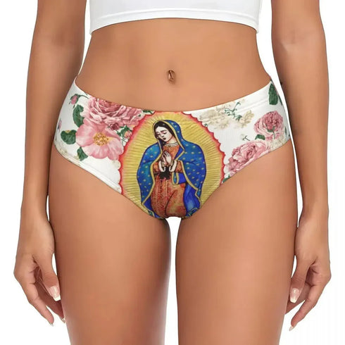 Virgin Of Guadalupe Panties - MiamiTeenyWeenyBikini.Com